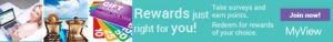 Be Rewarded with gift cards for completing surveys at MyView Australia