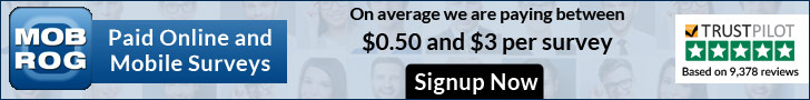 Earn between $1-$3 for every survey at Mobrog Canada